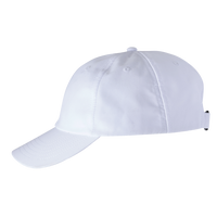 Valucap Performance Microfiber Cap, White, Left Side view