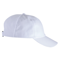 Valucap Performance Microfiber Cap, White, Right Side view