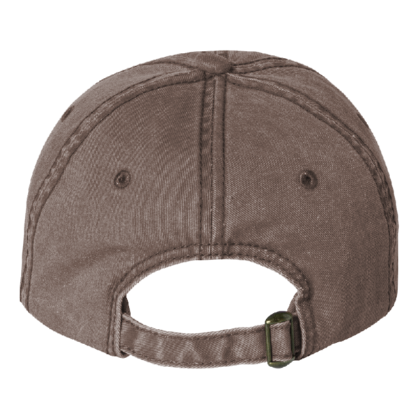 Valucap Pigment-Dyed Cap, Brown, Back view