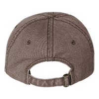 Valucap Pigment-Dyed Cap, Brown, Back view