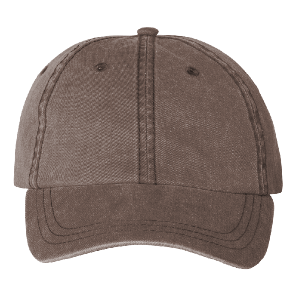 Valucap Pigment-Dyed Cap, Brown, Front view