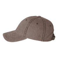 Valucap Pigment-Dyed Cap, Brown, Left Side view