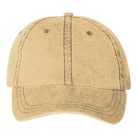 Valucap Pigment-Dyed Cap, Mustard, Front view