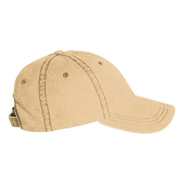 Valucap Pigment-Dyed Cap, Mustard, Right Side view