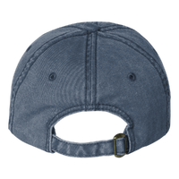 Valucap Pigment-Dyed Cap, Navy, Back view
