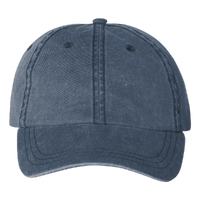 Valucap Pigment-Dyed Cap, Navy, Front view