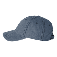 Valucap Pigment-Dyed Cap, Navy, Left Side view
