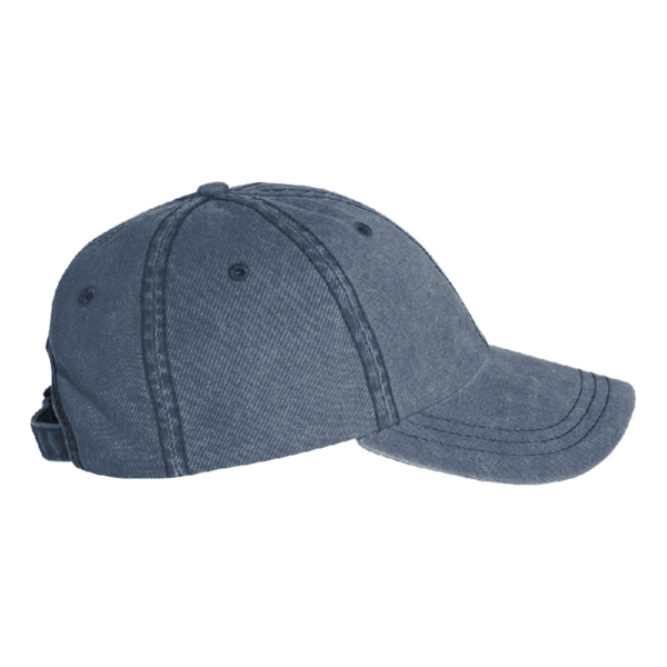Valucap Pigment-Dyed Cap, Navy, Right Side view