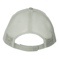 Valucap Sandwich Trucker Cap, Black / Grey / Grey, Back view