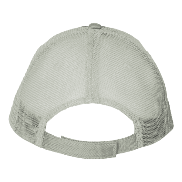 Valucap Sandwich Trucker Cap, Navy / Grey / Grey, Back view