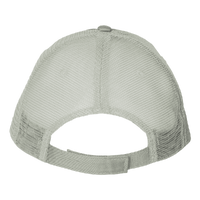 Valucap Sandwich Trucker Cap, Navy / Grey / Grey, Back view