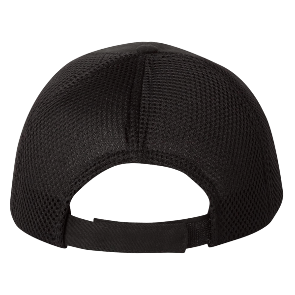 Valucap Spacer Mesh-Back Cap, Black / Black, Back view