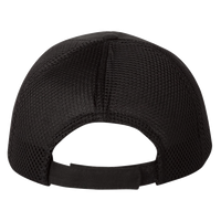 Valucap Spacer Mesh-Back Cap, Black / Black, Back view