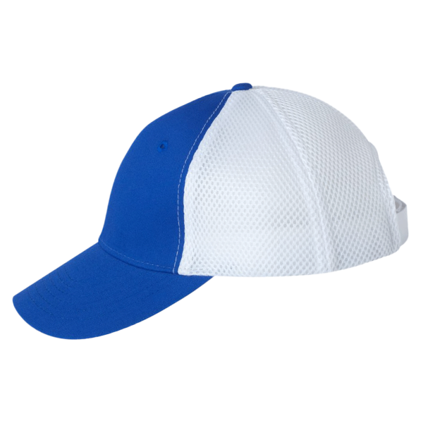 Valucap Spacer Mesh-Back Cap, Royal / White, Left Side view