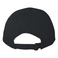 Valucap Structured Cap, Black, Back view