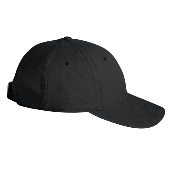 Valucap Structured Cap, Black, Right Side view