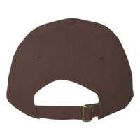 Valucap Structured Cap, Brown, Back view