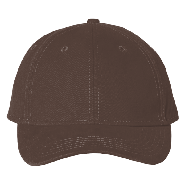 Valucap Structured Cap, Brown, Front view