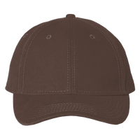 Valucap Structured Cap, Brown, Front view