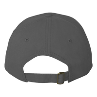 Valucap Structured Cap, Charcoal, Back view