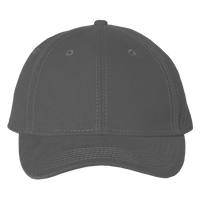 Valucap Structured Cap, Charcoal, Front view
