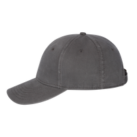 Valucap Structured Cap, Charcoal, Left Side view