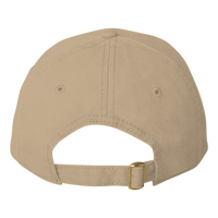 Valucap Structured Cap, Khaki, Back view