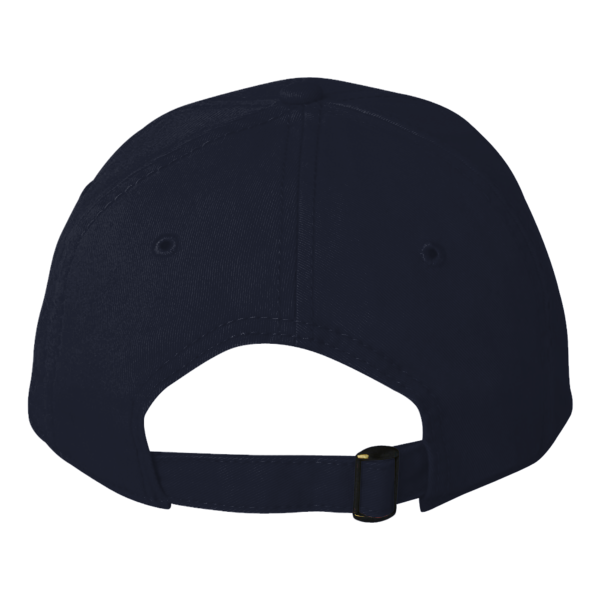 Valucap Structured Cap, Navy, Back view
