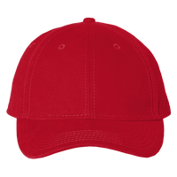 Valucap Structured Cap, Red, Front view