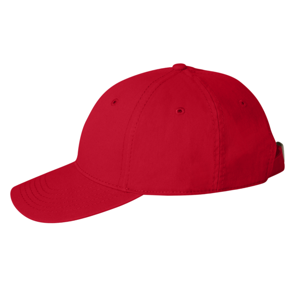Valucap Structured Cap, Red, Left Side view