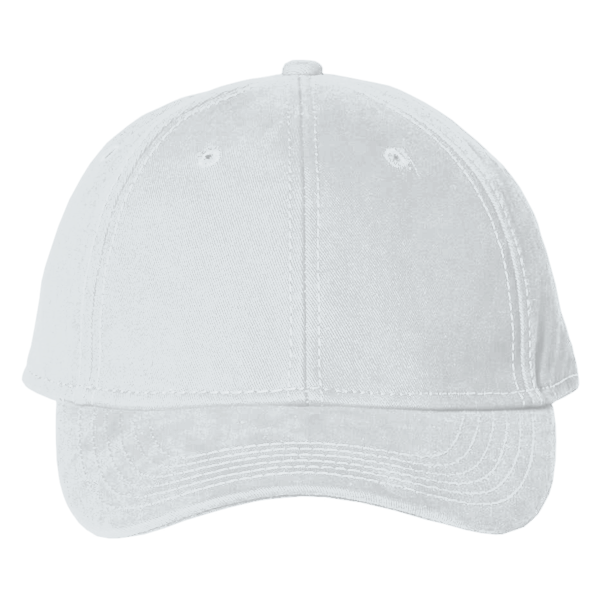 Valucap Structured Cap, White, Front view