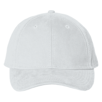 Valucap Structured Cap, White, Front view