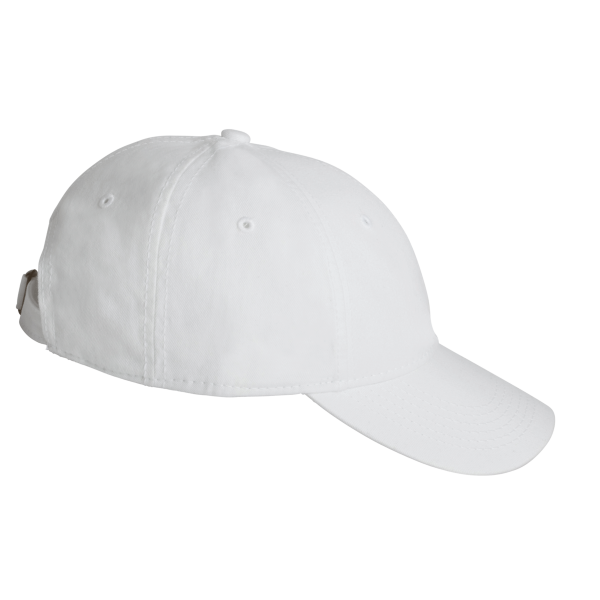 Valucap Structured Cap, White, Right Side view