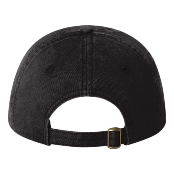 Valucap Unstructured Cap, Black, Back view