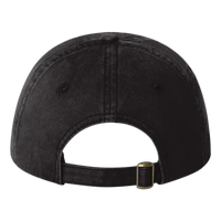 Valucap Unstructured Cap, Black, Back view