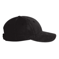 Valucap Unstructured Cap, Black, Left view