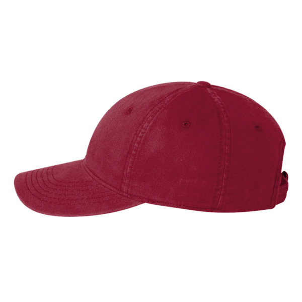 Valucap Unstructured Cap, Cardinal, Right view