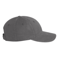 Valucap Unstructured Cap, Charcoal, Left view