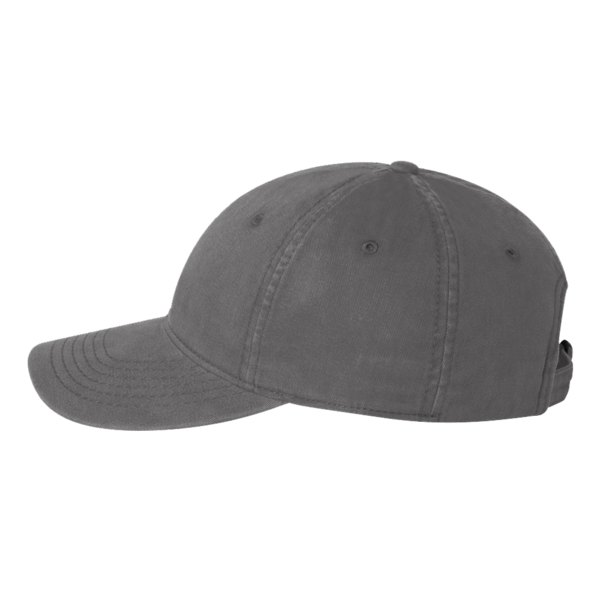 Valucap Unstructured Cap, Charcoal, Right view