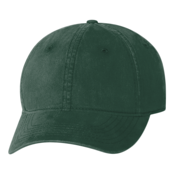Valucap Unstructured Cap, Dark Green, Front view