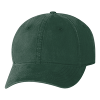 Valucap Unstructured Cap, Dark Green, Front view