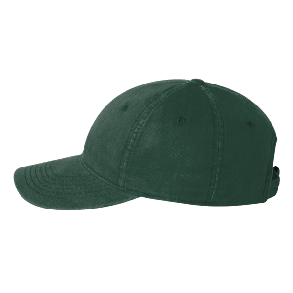 Valucap Unstructured Cap, Dark Green, Right view