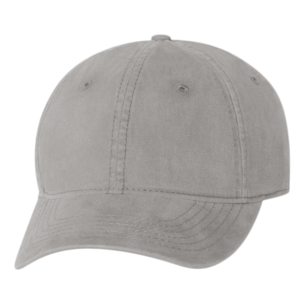 Valucap Unstructured Cap, Grey, Front view