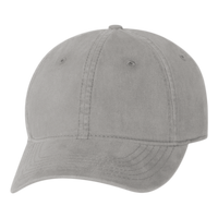 Valucap Unstructured Cap, Grey, Front view