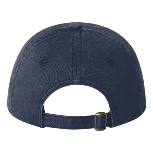 Valucap Unstructured Cap, Navy, Back view