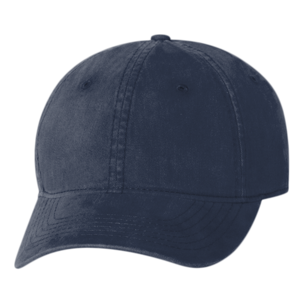 Valucap Unstructured Cap, Navy, Front view