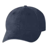 Valucap Unstructured Cap, Navy, Front view
