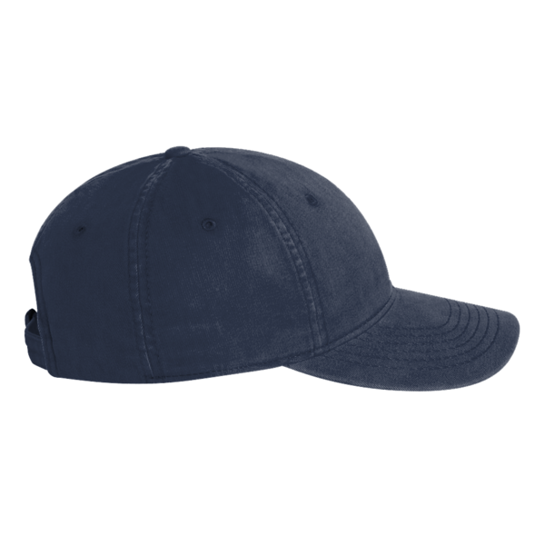 Valucap Unstructured Cap, Navy, Left view