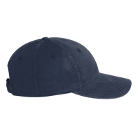 Valucap Unstructured Cap, Navy, Left view