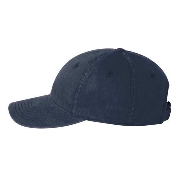 Valucap Unstructured Cap, Navy, Right view